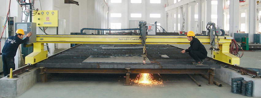 Install and debug the CNC flame plasma cutter